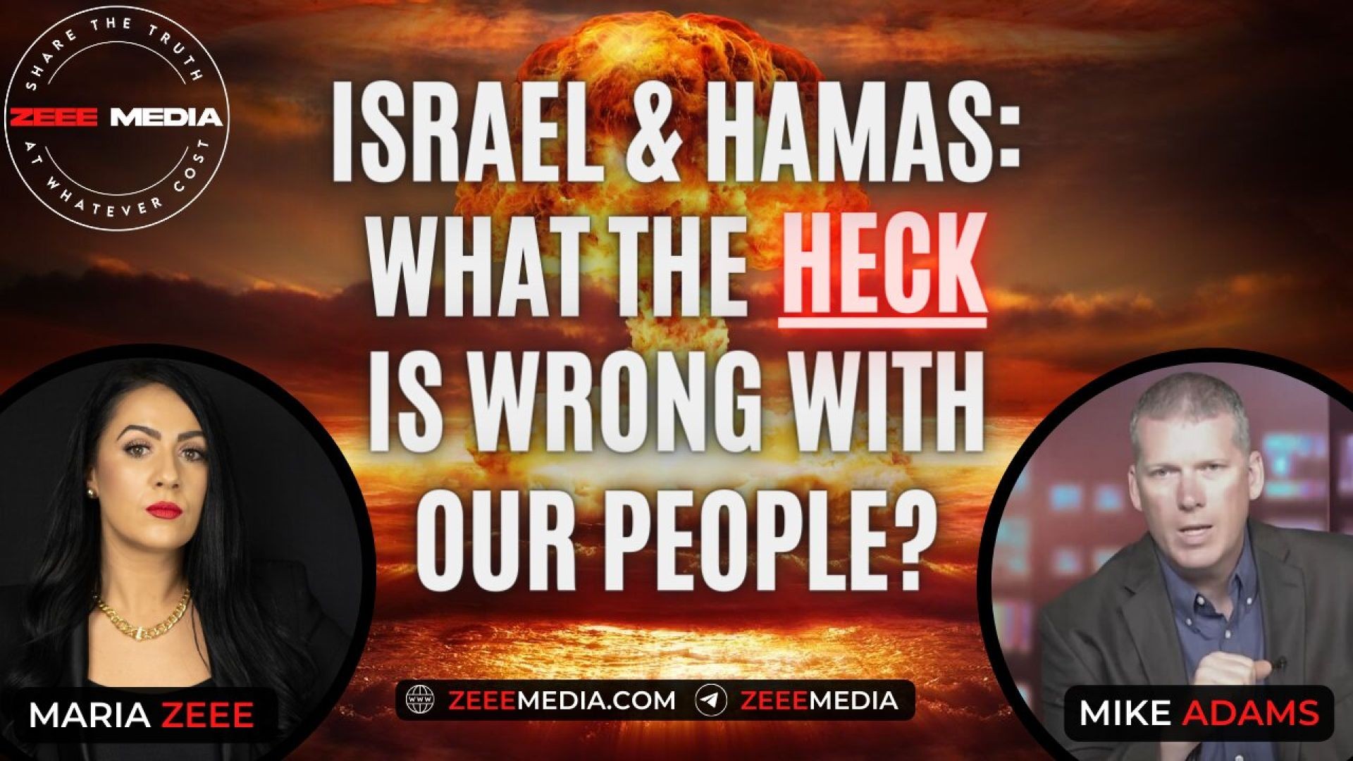 ⁣Mike Adams - Israel & Hamas: What the HECK is Wrong With Our People?
