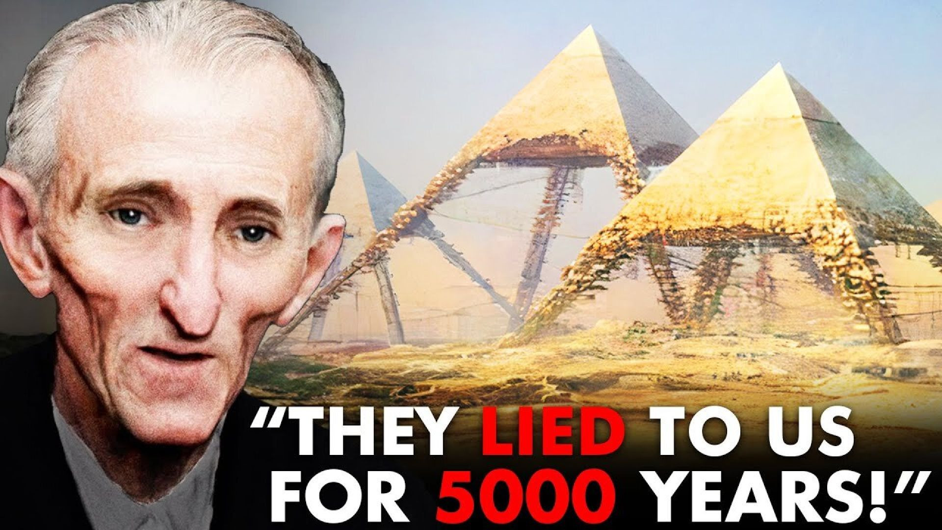 ⁣Nikola Tesla Reveals Terrifying Truth About The Pyramids